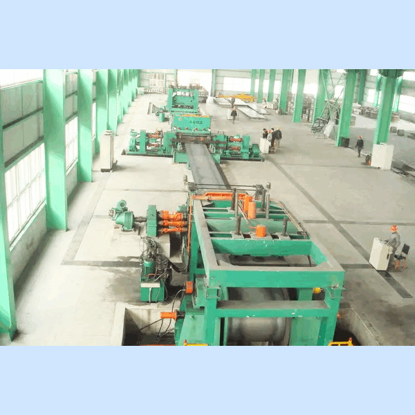 Leveling and slitting unit production line